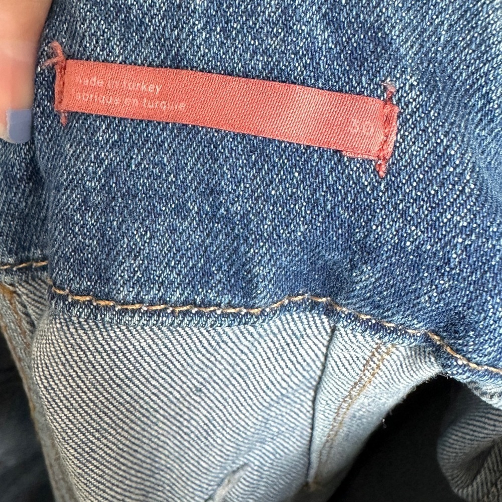Pilcro Wide-Leg Cropped Blue Jeans - Picture 16 of 16